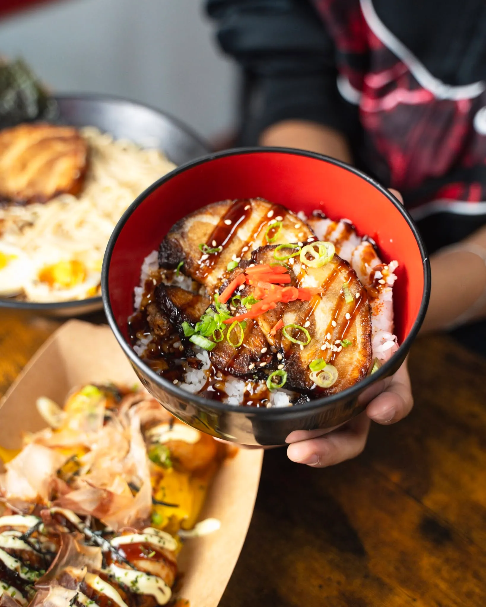 Freshly made takoyaki and Japanese street food at Takoyami in Calgary NE